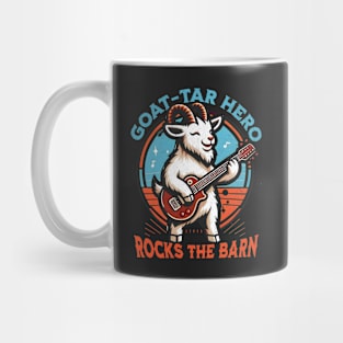 Guitar Playing Goat Mug